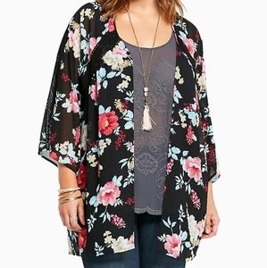 Torrid floral kimono
